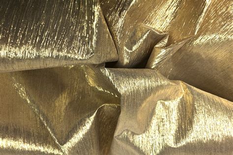 gold metallic crinkled fabric buy in bulk|Lamé & Metallic Fabrics .